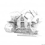 Illustrations jardins nantais - Jardin des Oblates - La chapelle